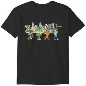 Philadelphia Mascots Skyline Sports Meme Fan Gift Graphic T-Shirt